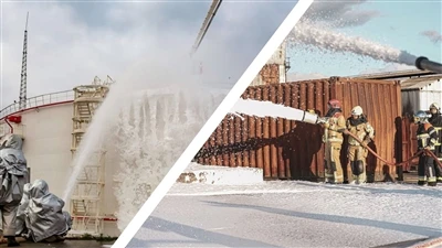 AR-AFFF-skum sammenlignet med AFFF-skum