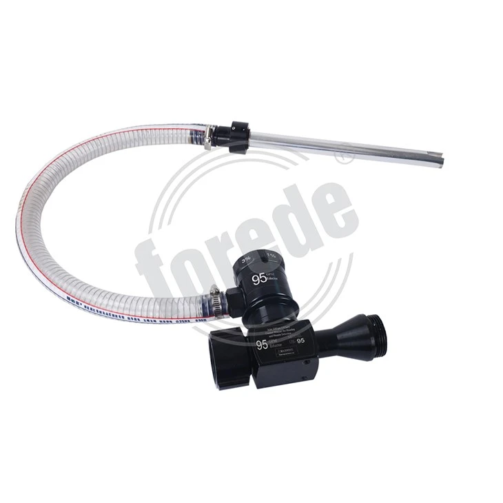 Inline skum induktor