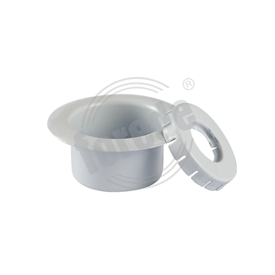 Sprinkler med escutcheon plade